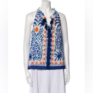 NWT Farm Rio Cotton Afternoon Breeze Halter Top